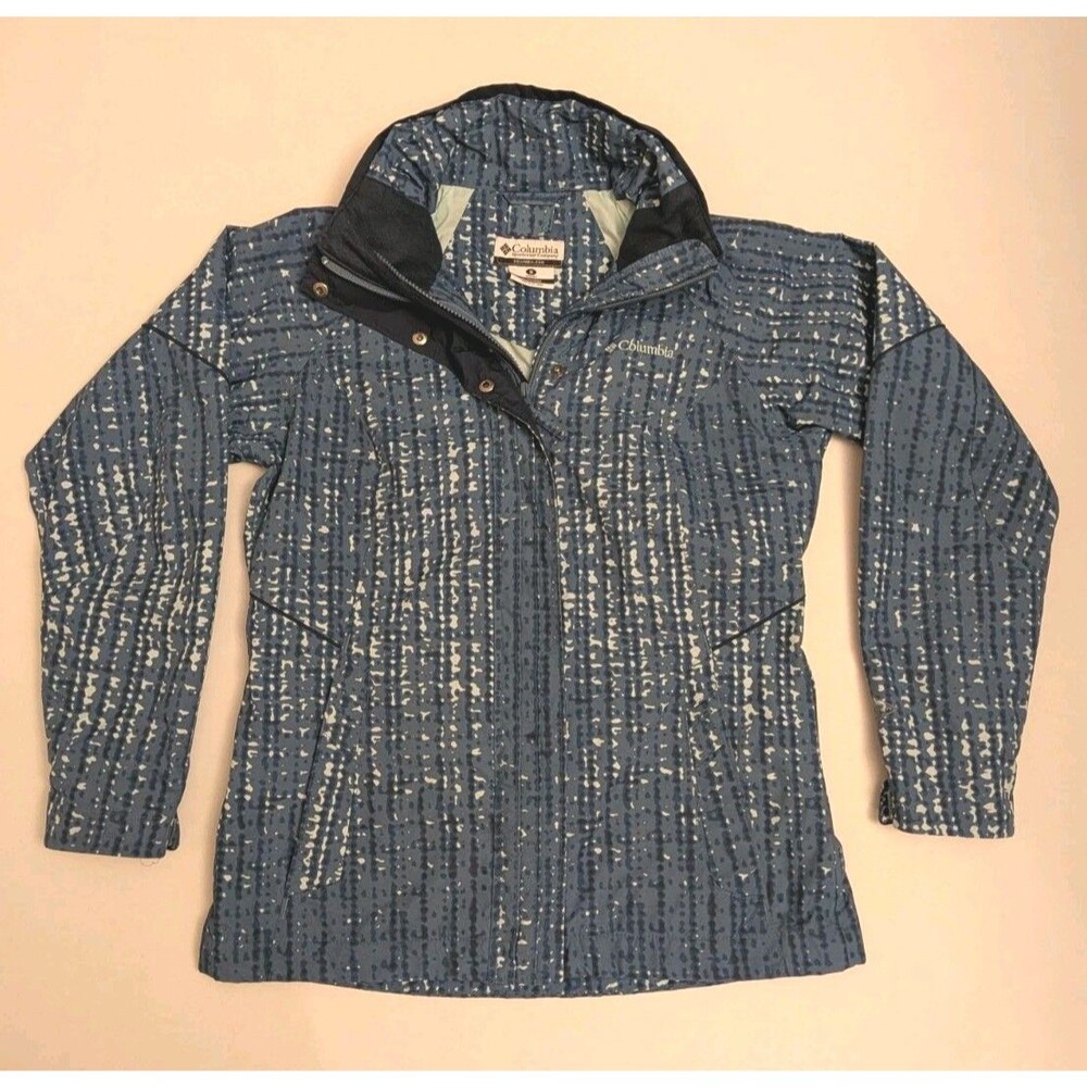 Columbia Sportswear Ski Jacket Shell Bugaboo Omni Tech Women's Sz S Missing Hood